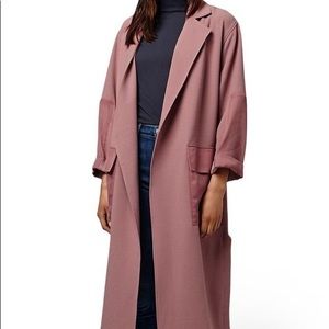 Topshop Pink Duster Coat